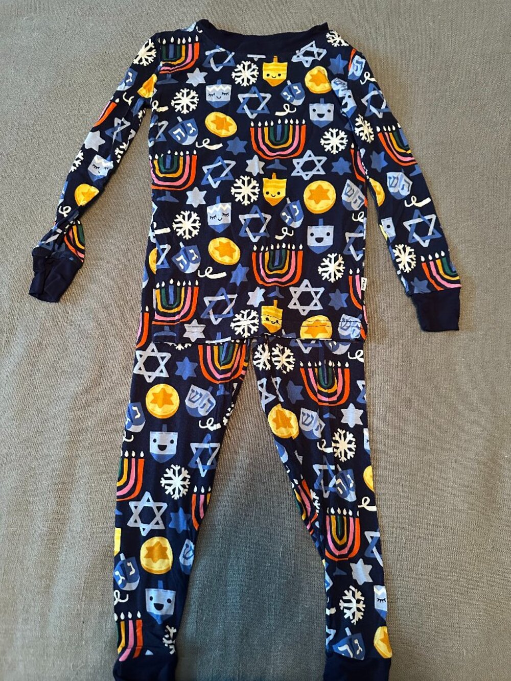 Little Sleepies Hanukkah Pajamas Sz 2T - Like New!